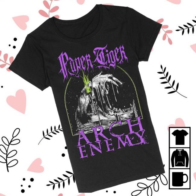 Official Archenemy Paper Tiger Girl New Shirt - Good Tee Store