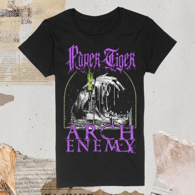 Official Archenemy Paper Tiger Girl New Shirt - Good Tee Store
