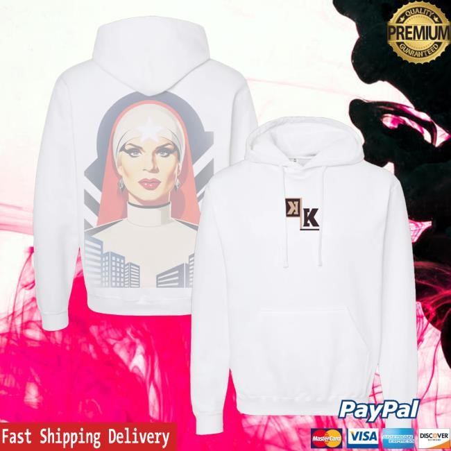 Katya Zamolodchikova Merch Our Mother In White Zip Up Hoodie - Good Tee Store