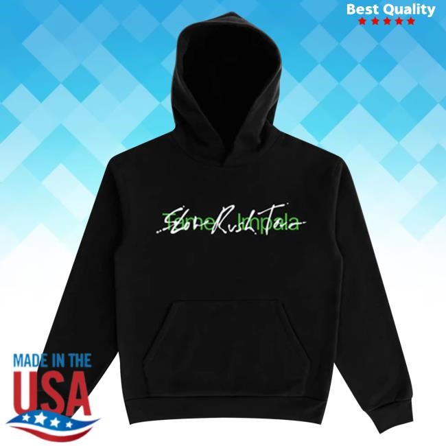 Trending Tame Impala Merch Slow Rush Black Zip Hoodie - Good Tee Store