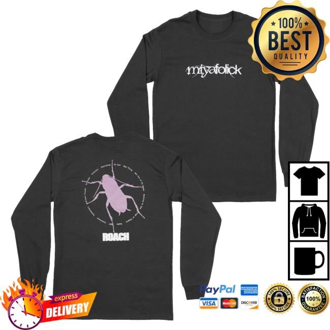 Official Miya Folick Merch Roach Tee Black - Good Tee Store