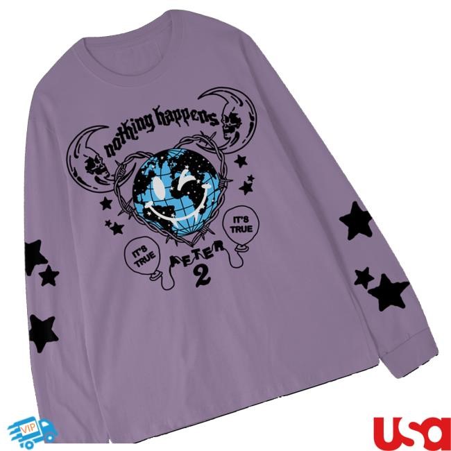 Edsheeran Official Globe Wink Lilac New Shirt - Good Tee Store