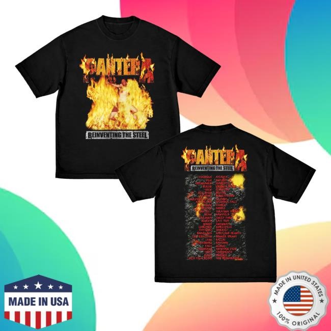 Pantera Reinventing The Steel Tour Hooded Sweatshirt - Good Tee Store