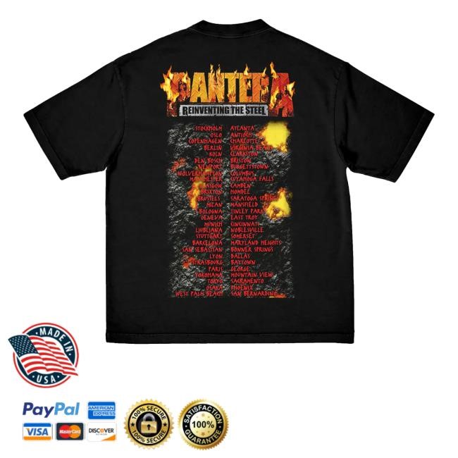 Pantera Reinventing The Steel Tour Hooded Sweatshirt - Good Tee Store