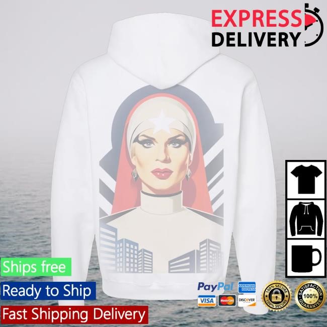 Katya Zamolodchikova Merch Our Mother In White Zip Up Hoodie - Good Tee Store