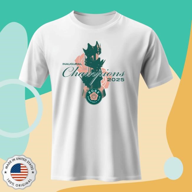 Official Unrivaled Basketball Rose Championship Lifestyle White Tee - Good Tee Store
