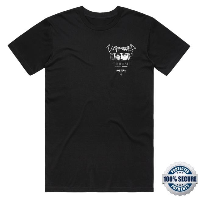 Official Unprocessed Merch Thrash Long Sleeve Shirt Black - Good Tee Store