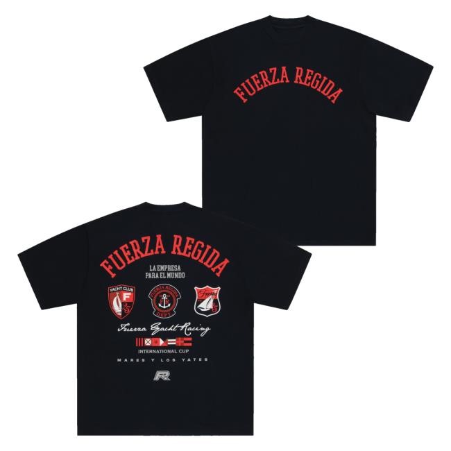 Fuerza Regida Shop Mares Y Yates Navy Tee - Good Tee Store