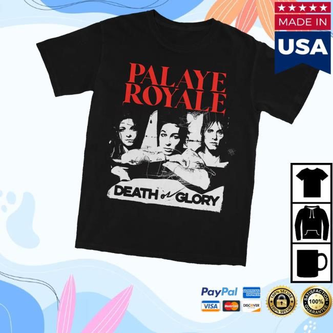 Sumerianrecords Merch Store Shop Palaye Royale Band Photo Black Tee Shirt - Good Tee Store