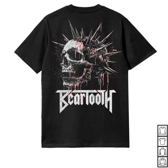 Beartoothband Merch Store Shop Spike Skull Sweatshirt - Good Tee Store