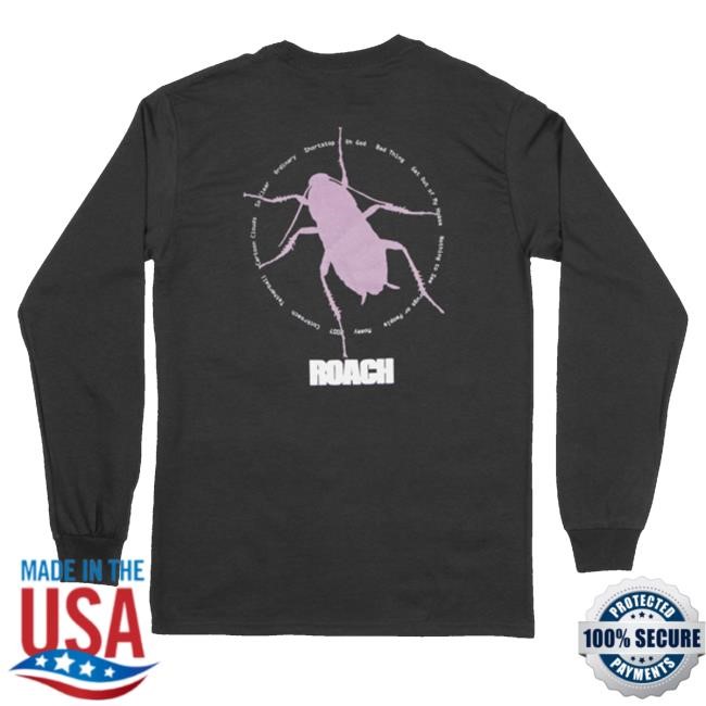 Official Miya Folick Merch Roach Tee Black - Good Tee Store