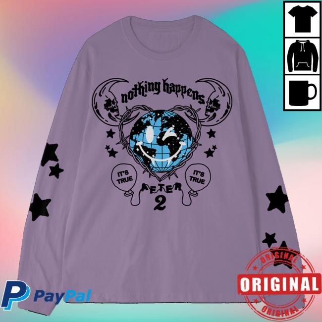 Edsheeran Official Globe Wink Lilac New Shirt - Good Tee Store