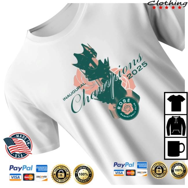 Official Unrivaled Basketball Rose Championship Lifestyle White Tee - Good Tee Store
