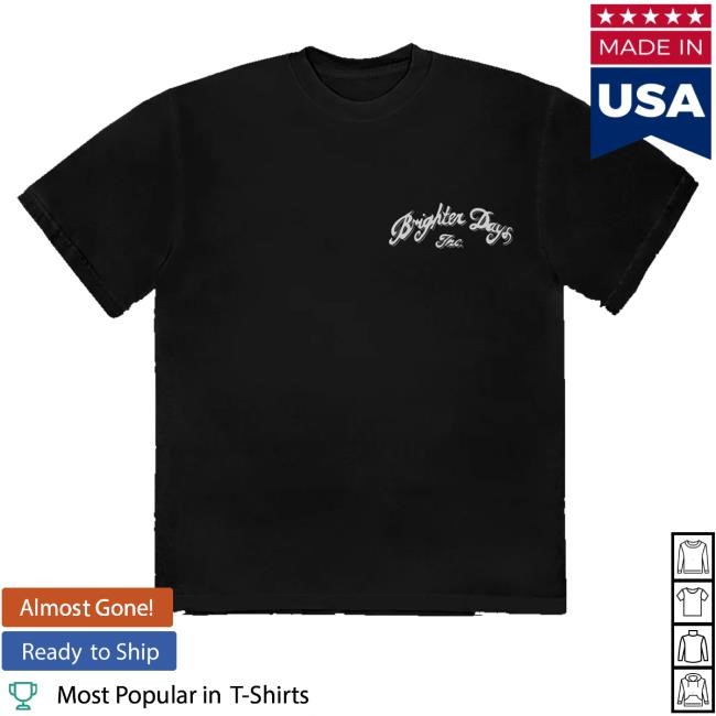 Trending Ariana Grande Merch Brighter Days Storefront Tee Shirt - Good Tee Store