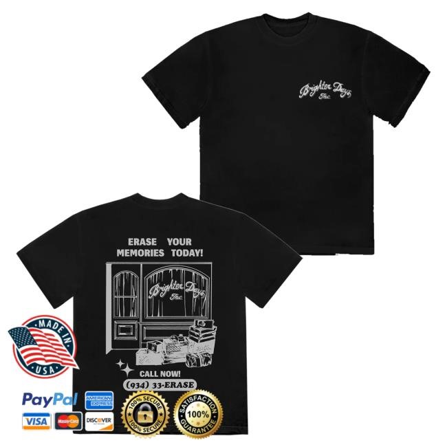 Trending Ariana Grande Merch Brighter Days Storefront Tee Shirt - Good Tee Store
