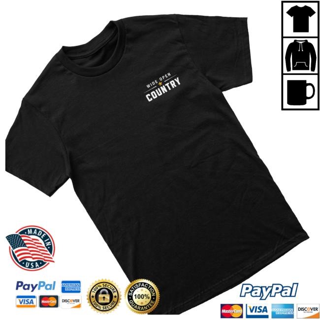 Official Wide Open Country Merch Shop Store Logo T Shirt - Good Tee Store