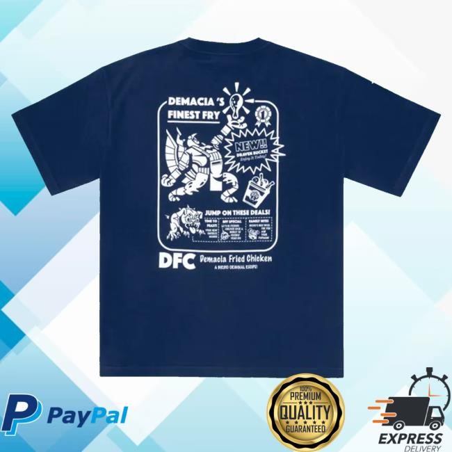 Official Riot Games Merch Demacian Fried Chicken Birdio T-Shirt  Hoodie  Tank Top  Sweater And Long Sleeve T-Shirt - Good Tee Store