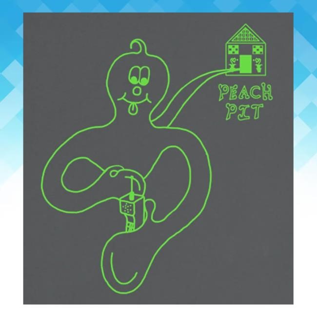 Official Peach Pit Merch Ghost Tee Shirt - Good Tee Store