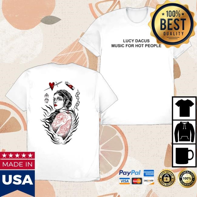 Trending Lucy Dacus Merch Music For Hot People T-Shirt - Good Tee Store