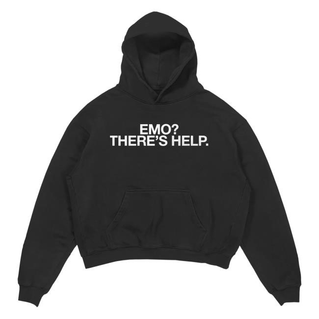 Official Emothere's Help Hoodie - Good Tee Store