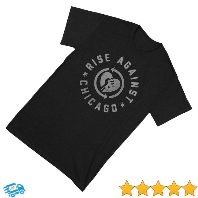 Rise Against Merch Chicago Heartfist Grey Shirt - Good Tee Store