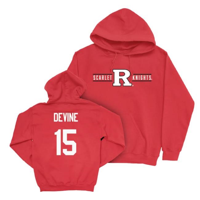 Official Rutgers Nil Merch Shop Store Red Women's Lacrosse Scarlet Knights Hoodie Sweatshirt - Good Tee Store