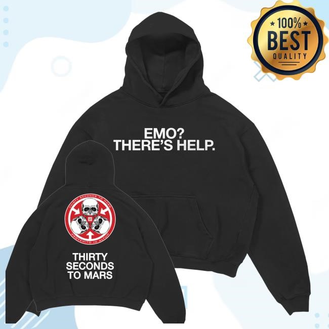 Official Emothere's Help Hoodie - Good Tee Store