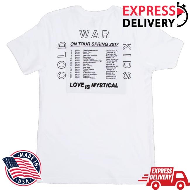 Cold War Kids Merch 2017 Tour Selfie Crewneck Sweatshirt - Good Tee Store