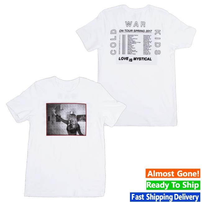 Cold War Kids Merch 2017 Tour Selfie Crewneck Sweatshirt - Good Tee Store