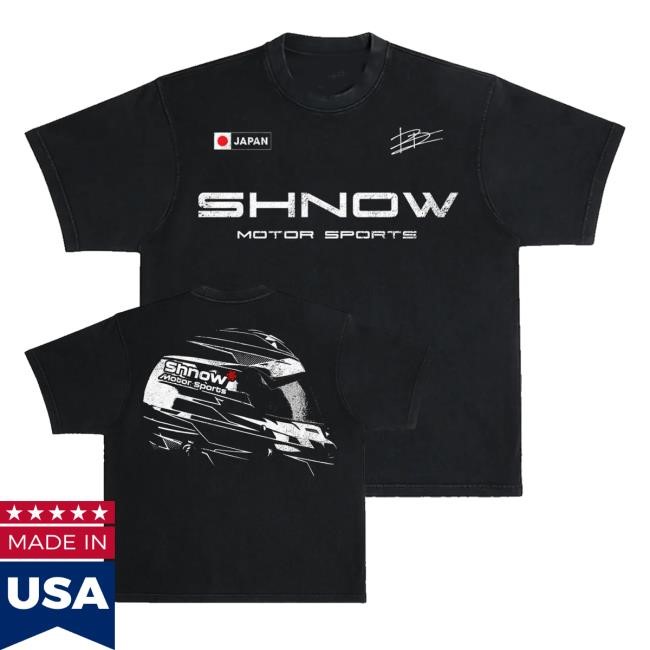 Official Shnow Motor Sports Japan Tee Shirt - Good Tee Store