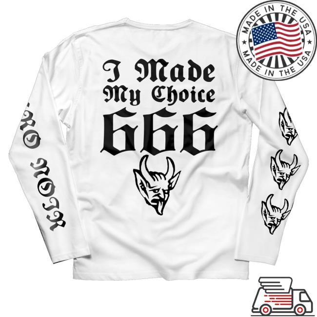 Behemoth Merch Neronoir I Made My Choice White Sweatshirt - Good Tee Store