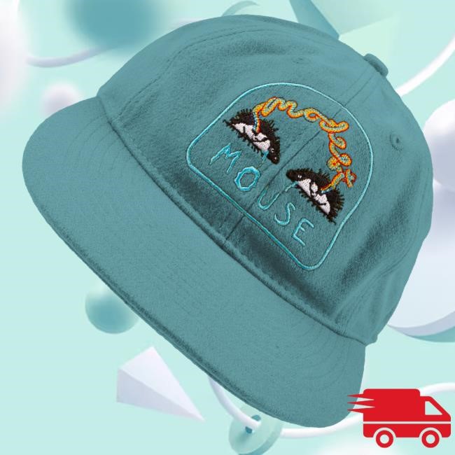 Modest Mouse Merch Rainbow Vision Teal Embroidered Hat - Good Tee Store