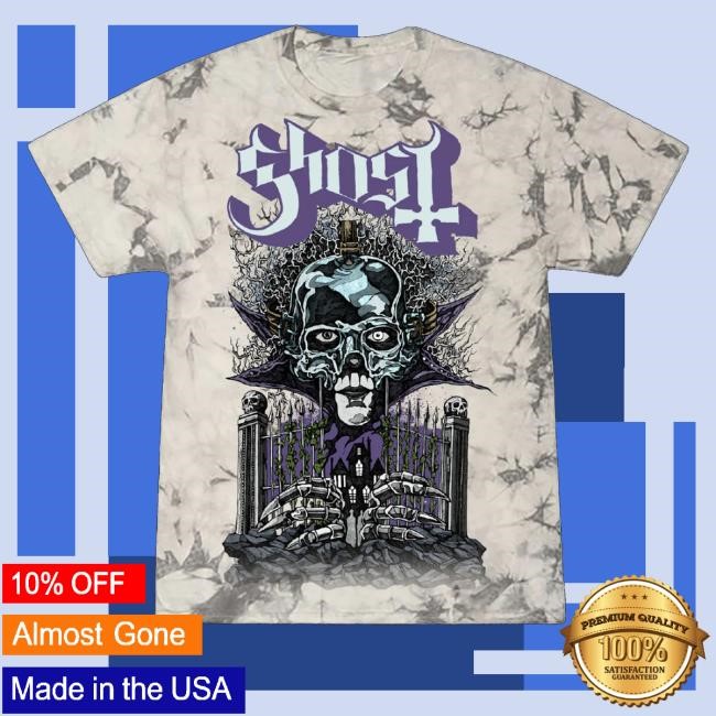 Ghost Merch Store At The Gates Crystal Wash Tie Dye Youth T Shirt - Good Tee Store