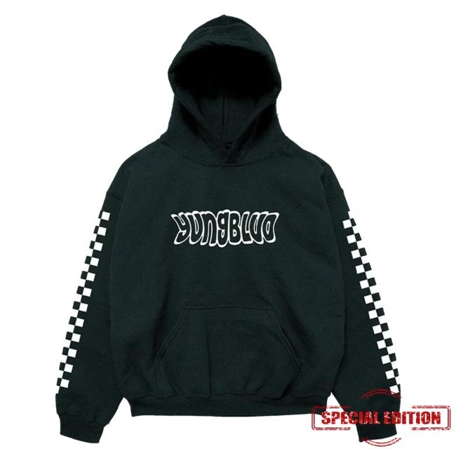 Yungblud Merch Warped Logo Hooded Sweatshirt - Good Tee Store