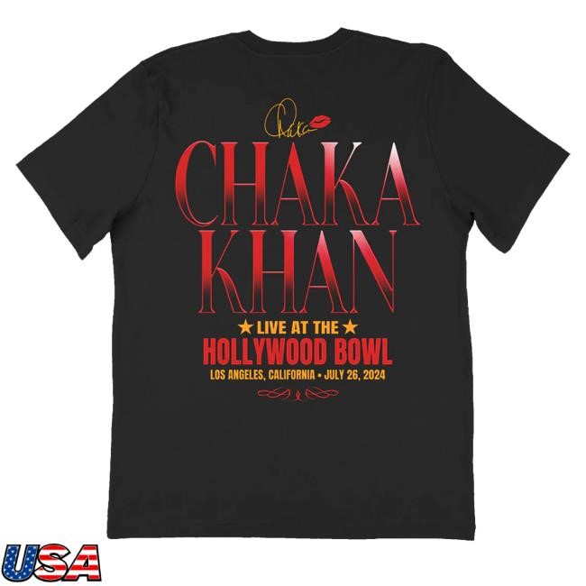 Chaka Khan Merch Chaka Khan Live At The Hollywood Bowl Event T-Shirt  Hoodie  Tank Top  Sweater And Long Sleeve T-Shirt - Good Tee Store