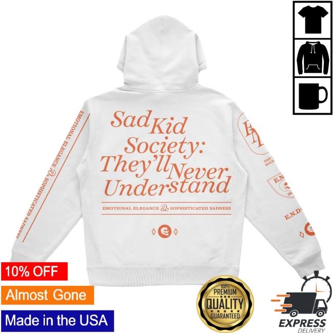 Official Emos Not Dead Merch Shop Store Sad Kid Society Long Sleeve Shirt - Good Tee Store