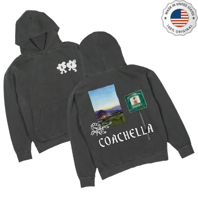 Coachella Merch Coachella Valley Watercolors Tee Shirt - Good Tee Store