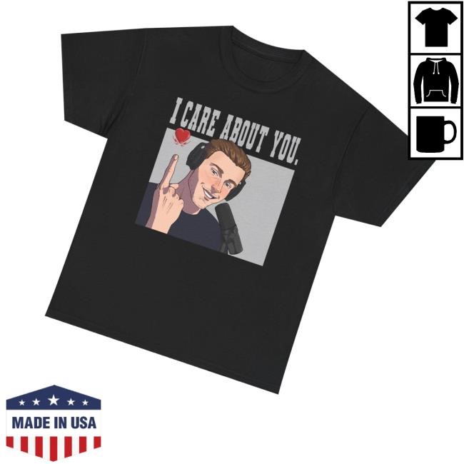 Luke Dale Merch Store I Care About You - Heavyweight Tee Shirt - Good Tee Store
