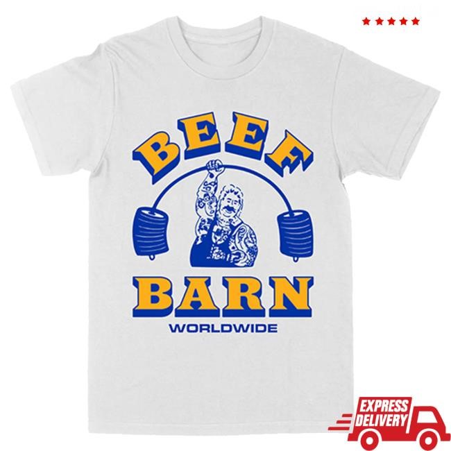 Official Matty Matheson Merch Beef Barn Worldwide Hooded Sweatshirt - Good Tee Store