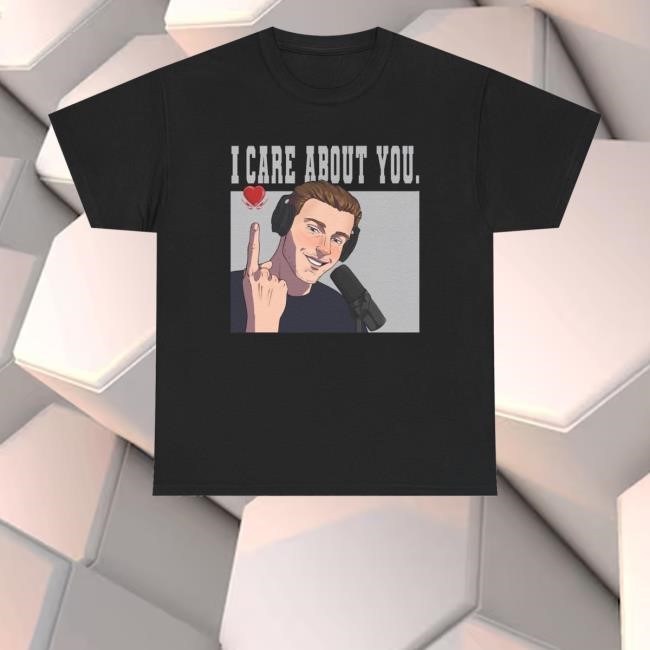 Luke Dale Merch Store I Care About You - Heavyweight Tee Shirt - Good Tee Store