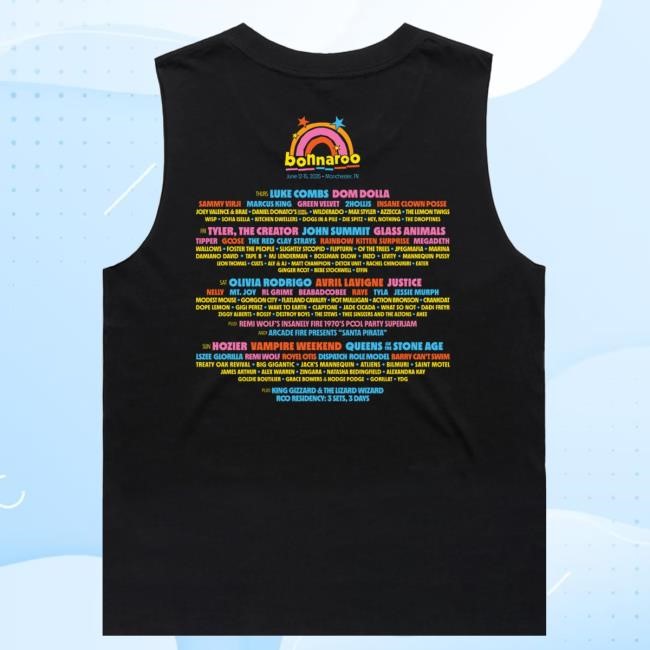 Bonnaroo Music & Arts Festival Merch Disco Lineup T-Shirt  Hoodie  Tank Top  Sweater And Long Sleeve T-Shirt - Good Tee Store