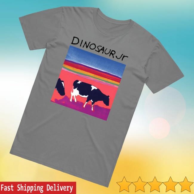 Dinosaur Jr. Without A Sound Cow Sweatshirt Bingo Merch - Good Tee Store