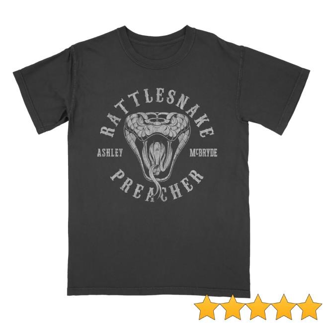 Official Ashley Mcbryde Merch Shop Store Rattlesnake Preacher Tee Shirt - Good Tee Store