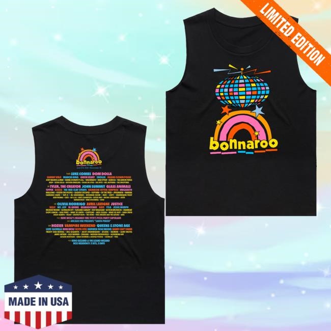 Bonnaroo Music & Arts Festival Merch Disco Lineup T-Shirt  Hoodie  Tank Top  Sweater And Long Sleeve T-Shirt - Good Tee Store
