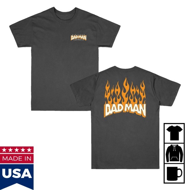 Fightmaster Merch Store Bad Man Crewneck Sweatshirt Fightmaster Violence Bad Man - Good Tee Store