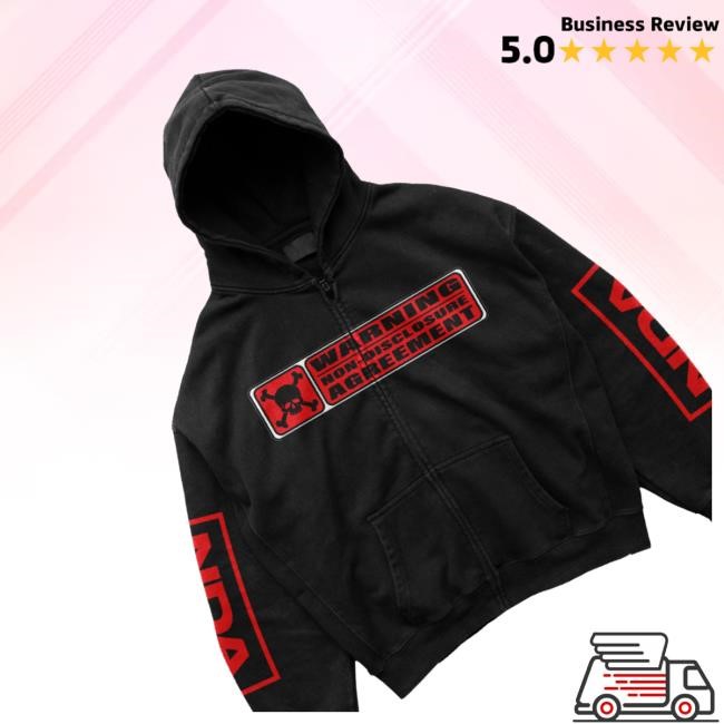 Official Trippieredd Merch Shop Store Warning Nda Tee Shirt - Good Tee Store