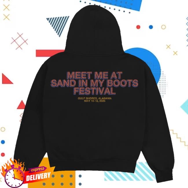 Official Morgan Wallen Merch Shop Store Meet Me At Sand In My Boots Long Sleeve Shirt - Good Tee Store