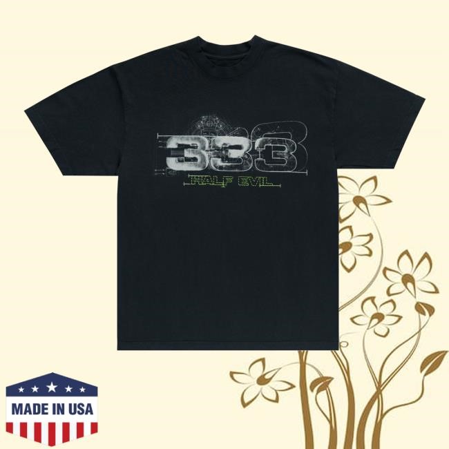 Halfevilco Merch 333 Blueprint Long Sleeve T Shirt - Good Tee Store