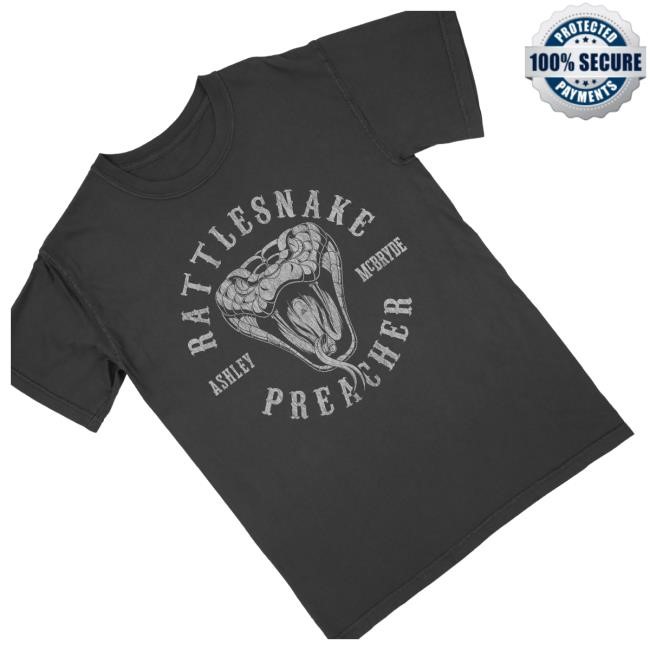 Official Ashley Mcbryde Merch Shop Store Rattlesnake Preacher Tee Shirt - Good Tee Store