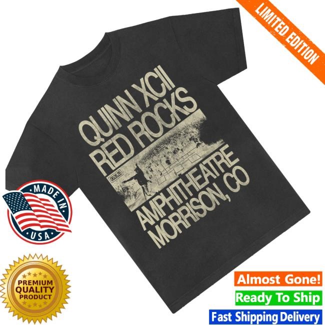 Official Quinnxcii Red Rocks 2025 Live Photo Tee Shirt - Good Tee Store